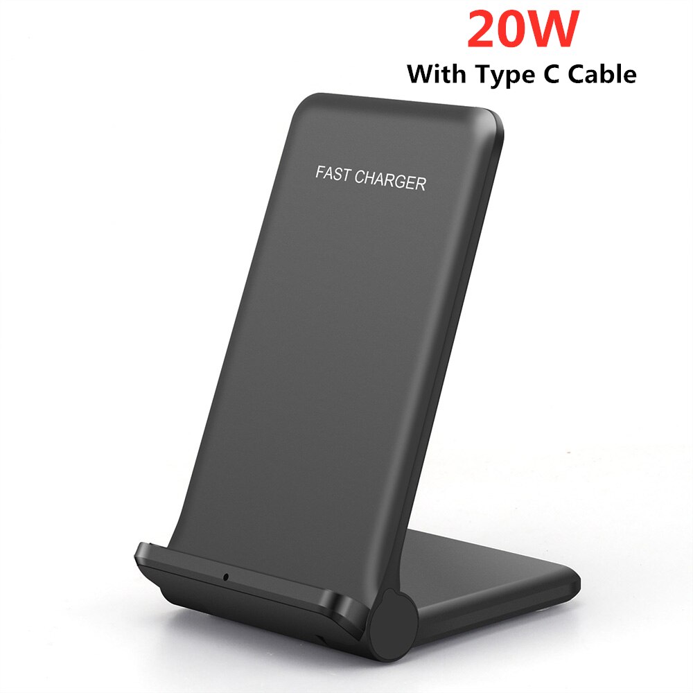 Fdgao Snelle Draadloze Oplader Opvouwbare Charging Stand Pad Type C 30W Voor Iphone 13 12 11 Xs Xr X 8 Samsung S21 S20 S10 Airpods Pro: 20W Foldable Type C