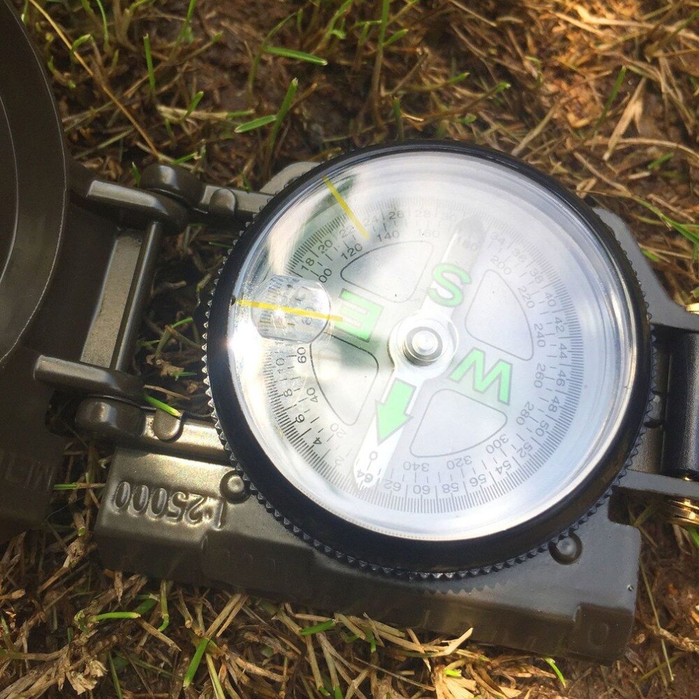 Practical Outdoor Multi-function Portable Compass Outdoor Compass American Single Compass Direction Meter