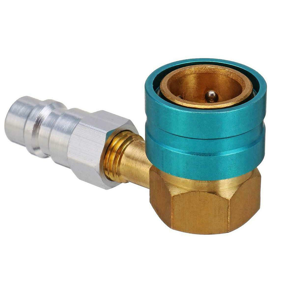 Adapter Air Conditioning Car Auto Connector Quick Coupler Fittings Aluminum Stable Part Conversion Low Side