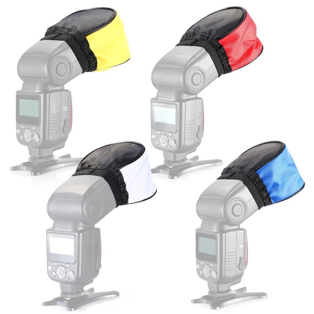 Op-Camera Flash Cover Slr Camera Externe Flash Kleine Doek Cover Kleur Camera Multi-color Diffuser