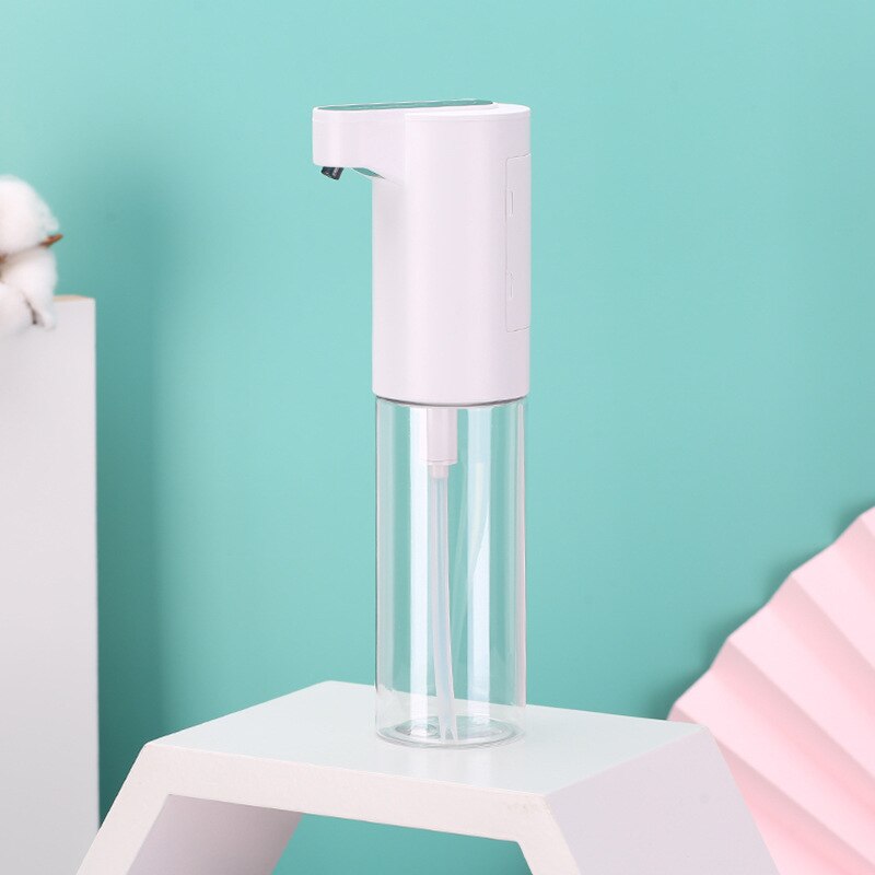 Automatisk induktion smart skum sæbedispenser kontaktfri badeværelse shampoo dispenser hjemmekøkken håndsprit flaske pumpe