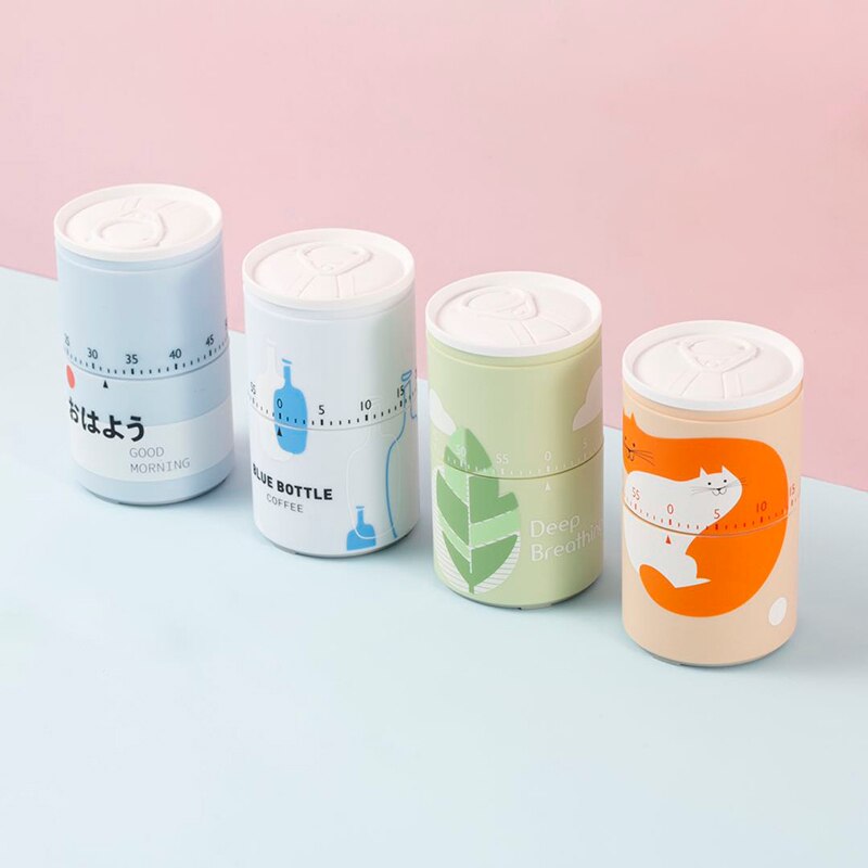 Kitchen Timer Cooking Reminder Alarm Tin Mechanical Alarm 60 Minutes Kitchen Food Cooking Time Manager