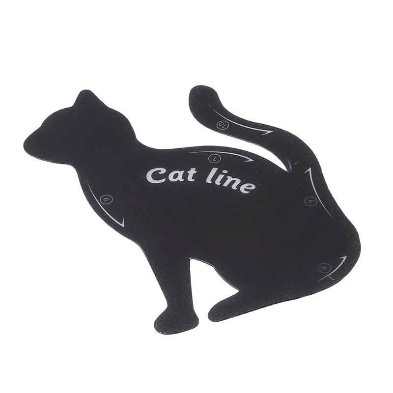 Eyebrow Stencils Cat Eyeliner Model Stencil Kit Guide Template Maquiagem Double Wing Eye Shadow Frame Card Makeup Tool