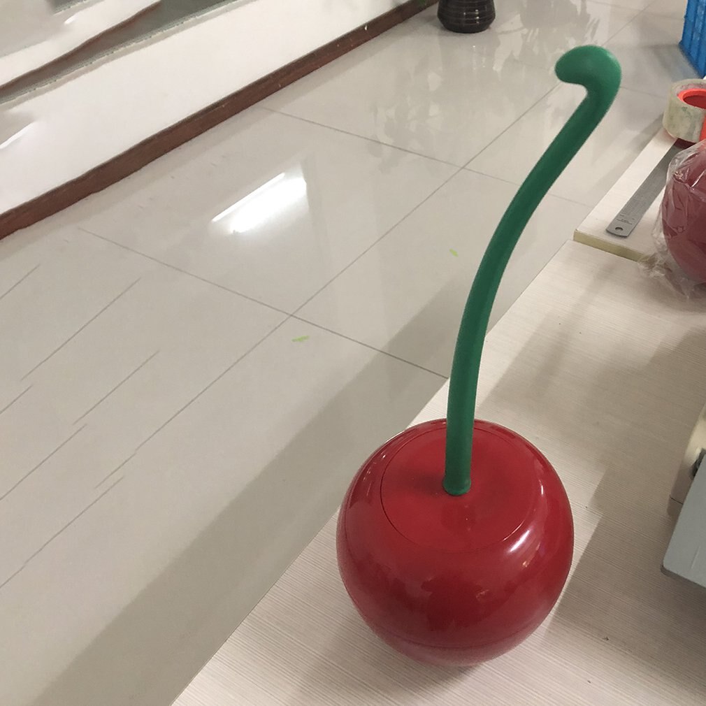 Piękny kształt wiśni szczotka robić wc szczotka robić wc i zestaw świeczników Mooie wiśnia Vorm toaleta Borstel