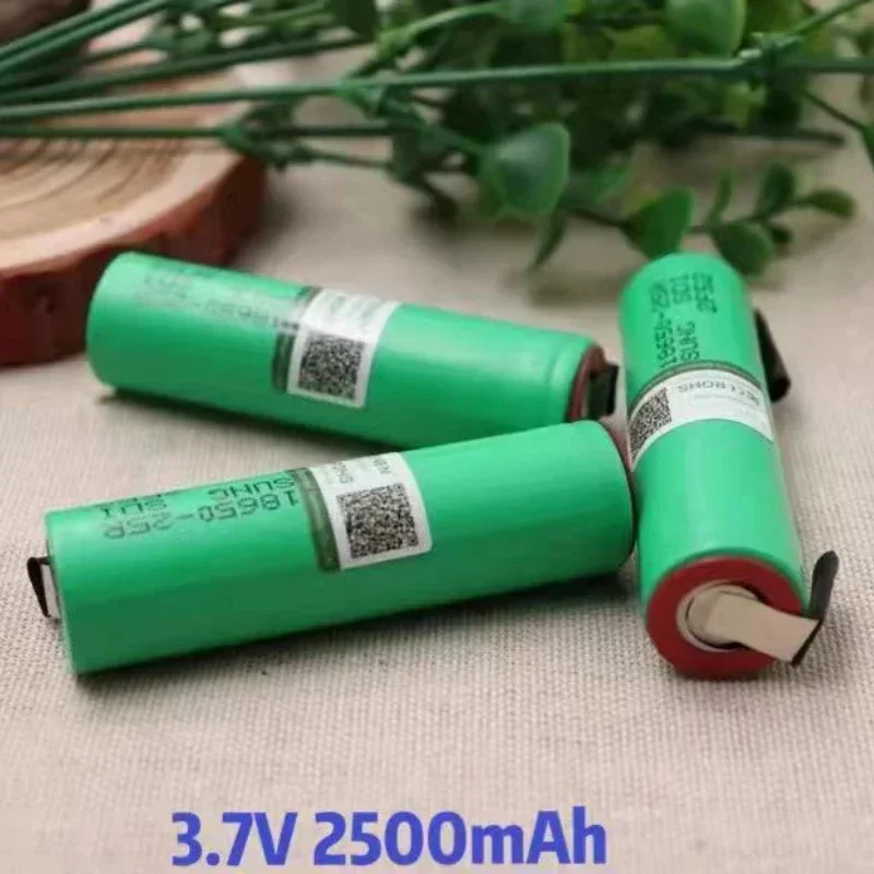 Power Super Battery. Original for 18650 2500mah Battery INR18650 25R 20A Discharge Lithium Batteries+ DIY Nickel...
