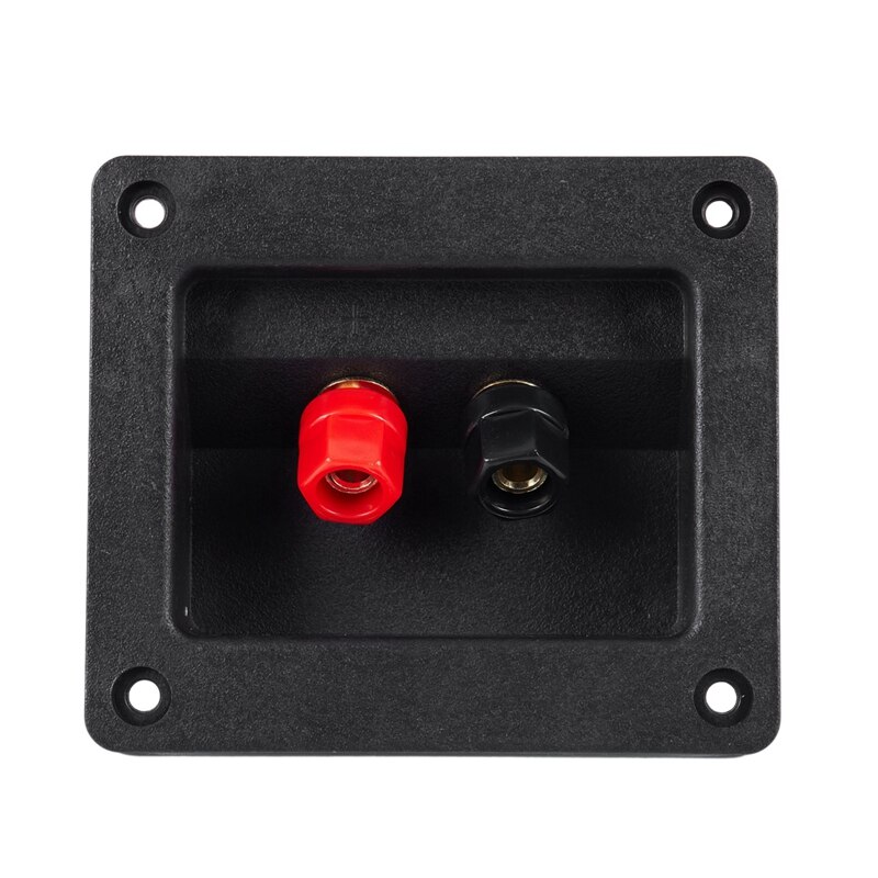 Poste de encuadernación cuadrado de 90x78mm, Terminal de caja de altavoz, placa de conector de cable de copa