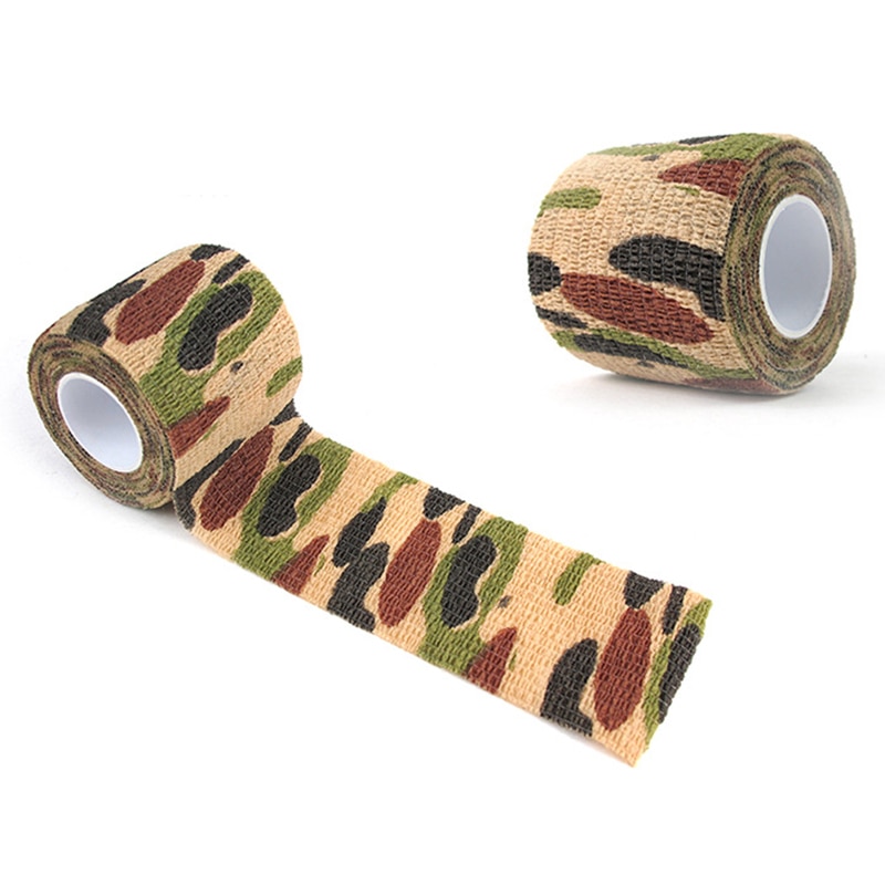 Bande de Camouflage adhésif Camouflage furtif chasse furtif ruban Non-tissé rétractable retenant le ruban Non tissé rétractable en plastique: 05