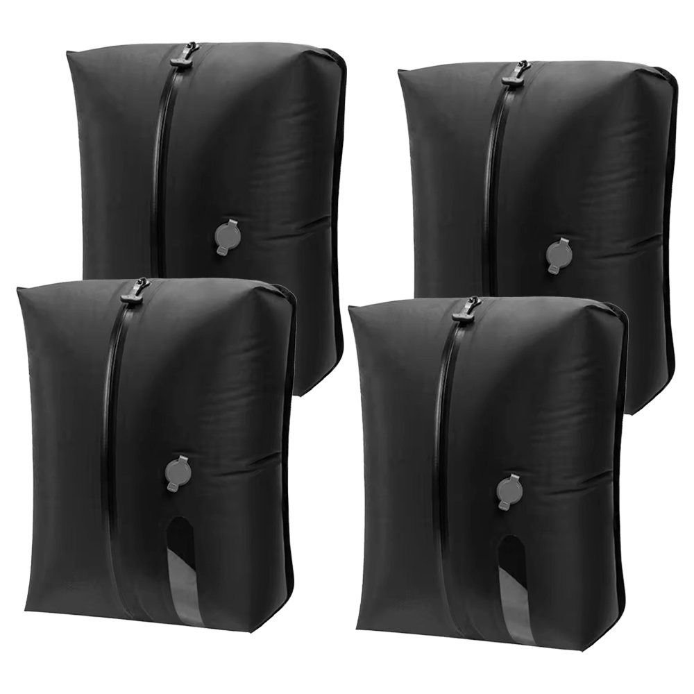 Waterdichte vacuümcompressietas Reisbagage Vacuüm opbergtas Kledingkoffers Compressietas opbergen: Rood