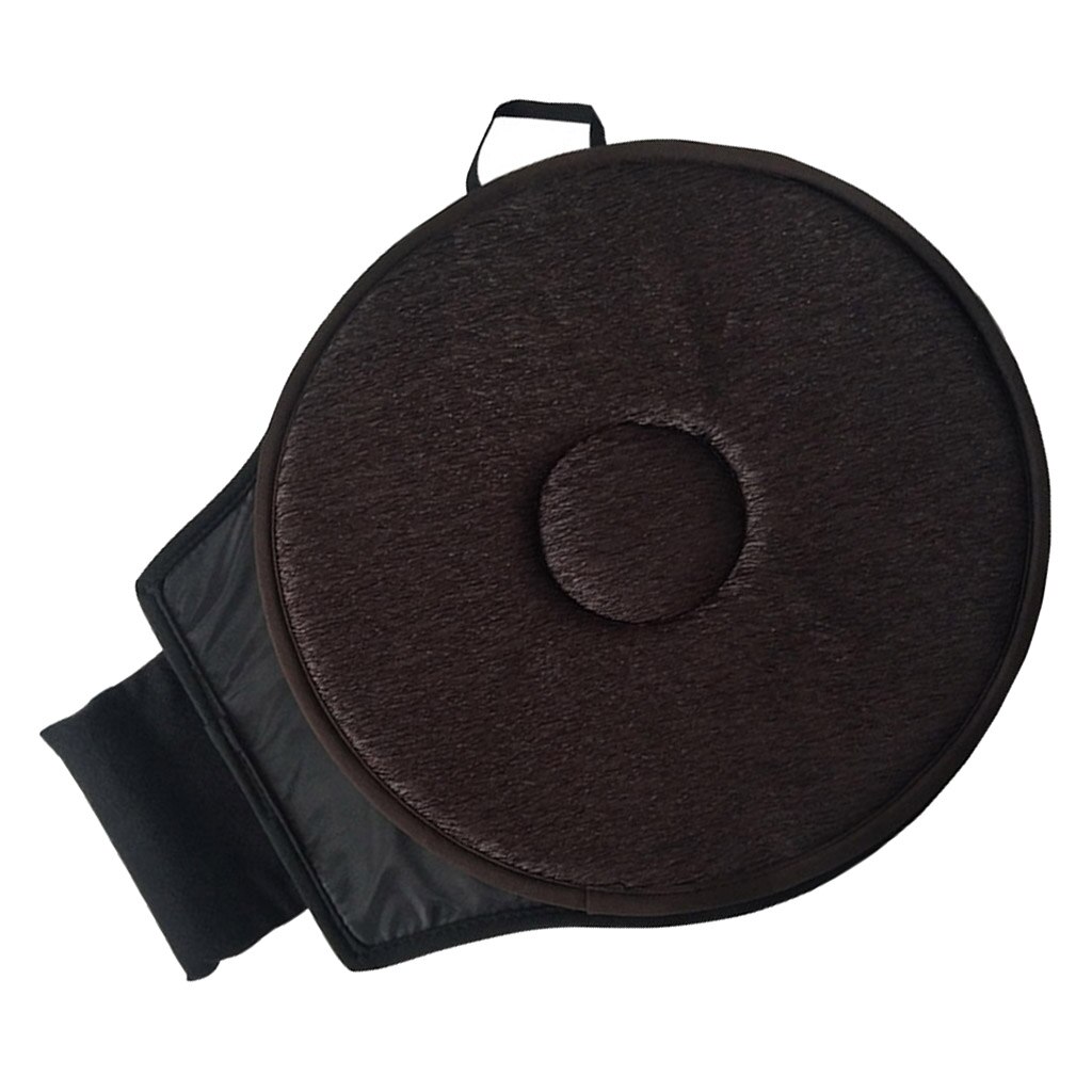 Deluxe Padded 360 degree Swivel Seat Cushion for Chair Car w/Washable Cover