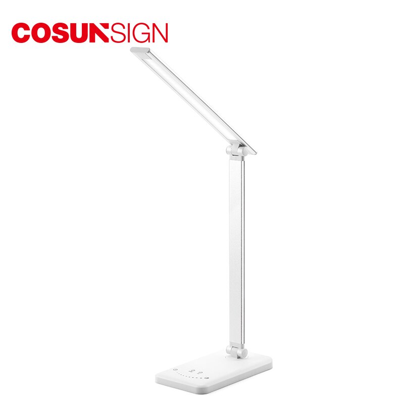 Desk Lamp 5 Lighting Modes LED Table Lamps Timing Desk Reading Light Foldable Rotatable Touch Switch With USB Charging Port