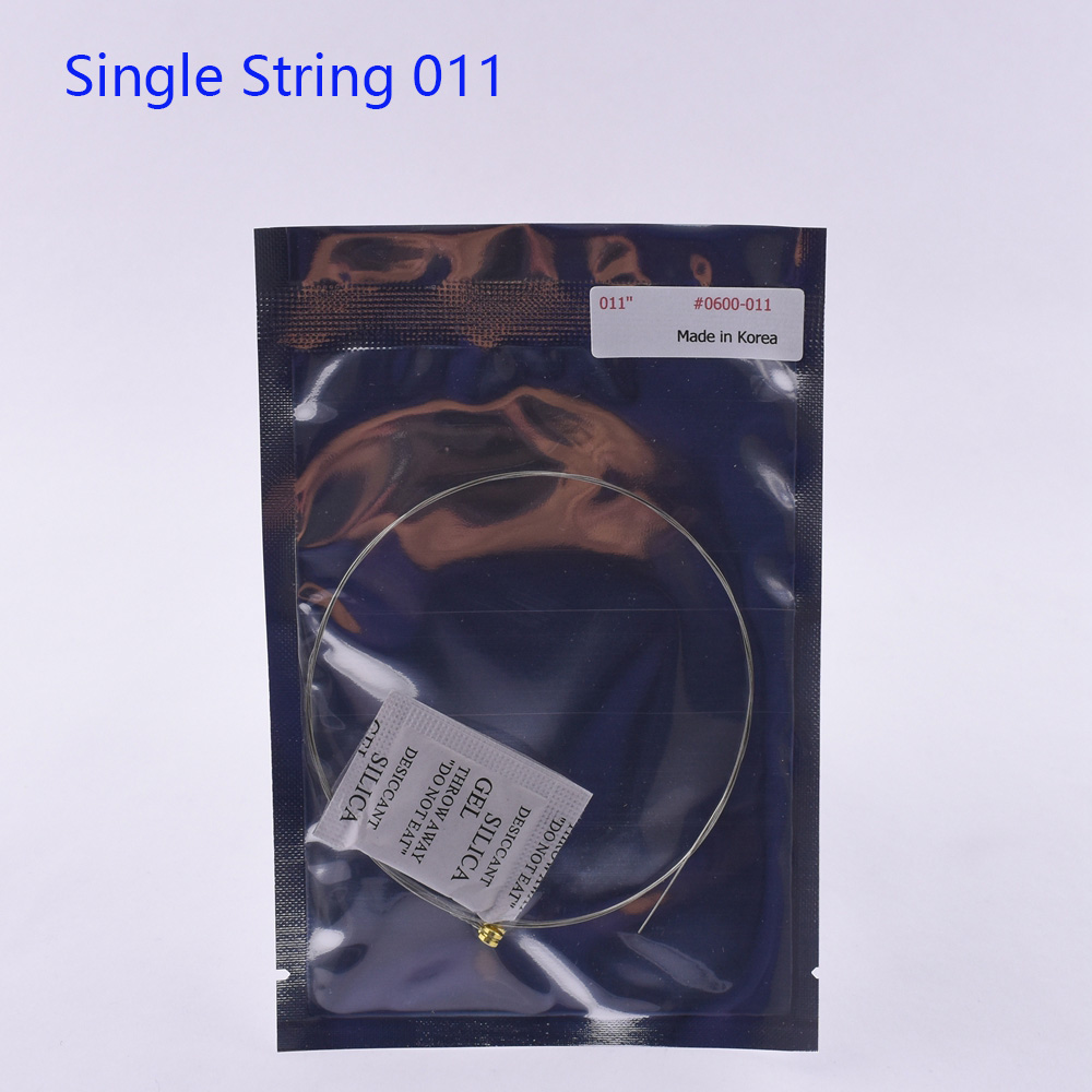 1 Piece Guitar Single String / 1 Set Guitar Strings - (008/009/010/011/012/013/015/016/017/018)Made in Korea: Burgundy