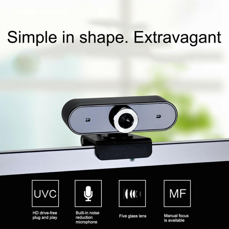 Usb2.0 hd unidade gratuita 30 fps webcam câmera 360 graus de rotação digital web cam com microfone para transmissão ao vivo vídeo conferência trabalho