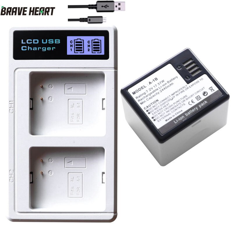 2440mAh battery for Arlo A1 A1B Arlo pro / Arlo pro 2 VMA4400: charger and 1battery