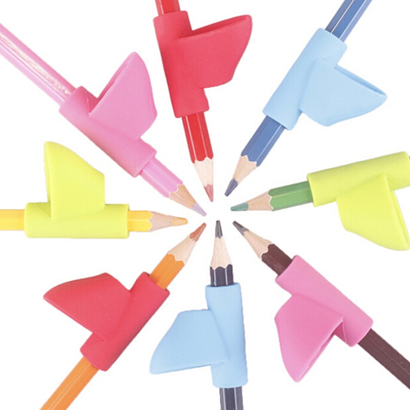 Kinderen Correctie Schrijven Hold Pen Grip Houding Tool Siliconen Schrijven Houding Potlood Houder Corrector Briefpapier