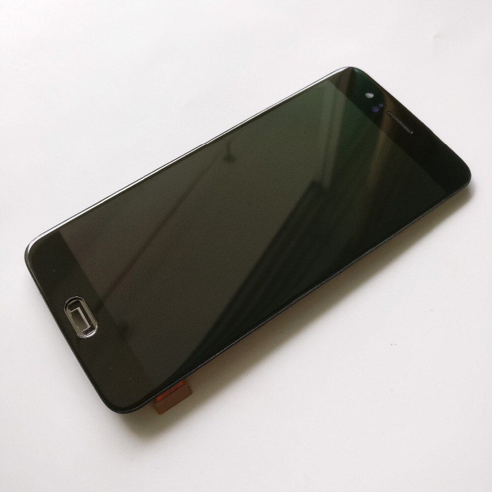 Original 5.5 "för oneplus 5 1+ 5 a5000 one plus fem lcd pekskärm digitaliseringsenhet med ram / batterilock