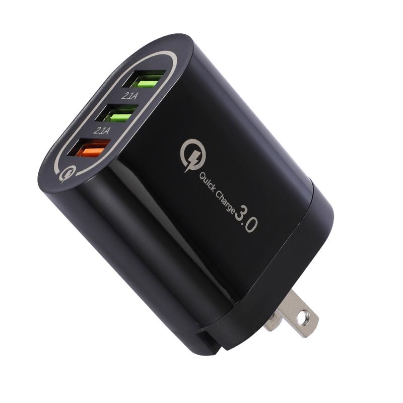 Dual typ interface Multi USB Port Schnelle Reise Wand Ladegerät Stecker für Smartphones 3 port für EU/UNS Schnelle ladegerät QC3.0 Telefon