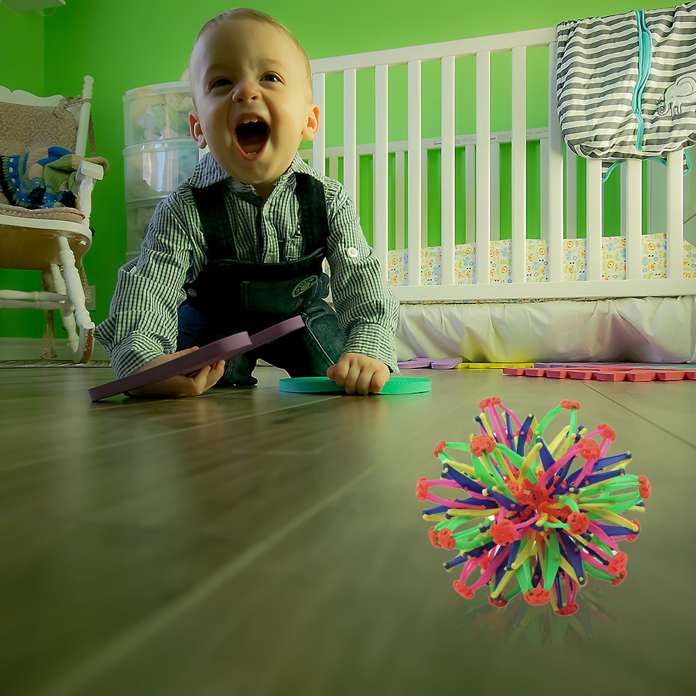 Baby Gooien Bal Bloei Krimpen Bal Speelgoed Kleuterschool Telescopische Steeds Grotere En Kleinere Bal Grappig Speelgoed Voor Kinderen