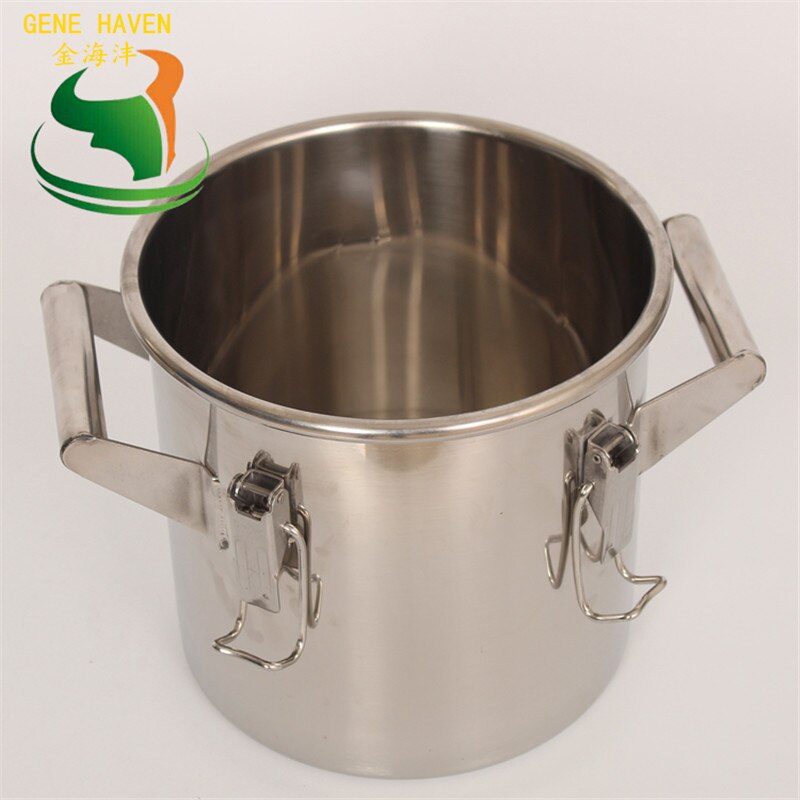 Food Grade 12Liter SS304 Material Milk Straight Barrel with Sealing Cover