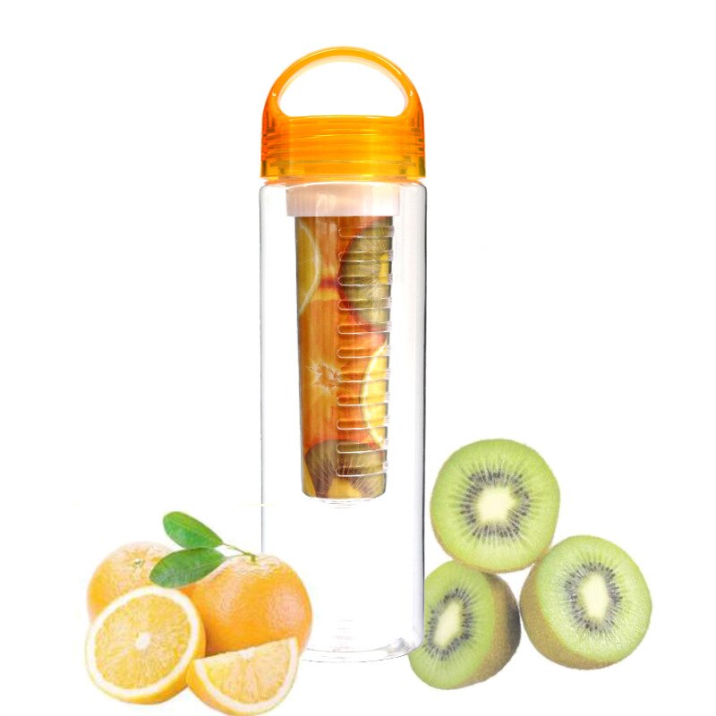 800 Ml Draagbare Fruit Infusing Infuser Water Fles Sport Citroensap Fles Flip Deksel Outdoor Wandelen Klimmen Camp Flessen: 07