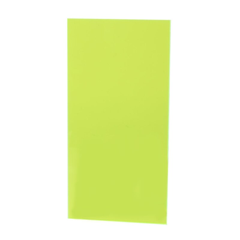 10x20cm Plexiglass Board Colored Acrylic Sheet DIY Accessories Model Making: Transparent Green