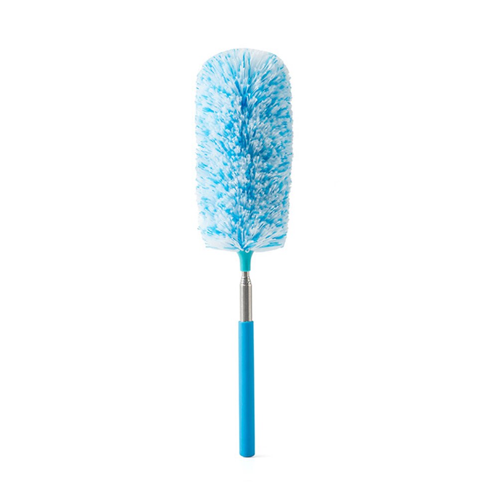1Pcs Microfibre Hand Duster Washable Dusting Brush Cleaning Tool 80cm/31.5inch Extendable Dusters For Cleaning Home: Blue