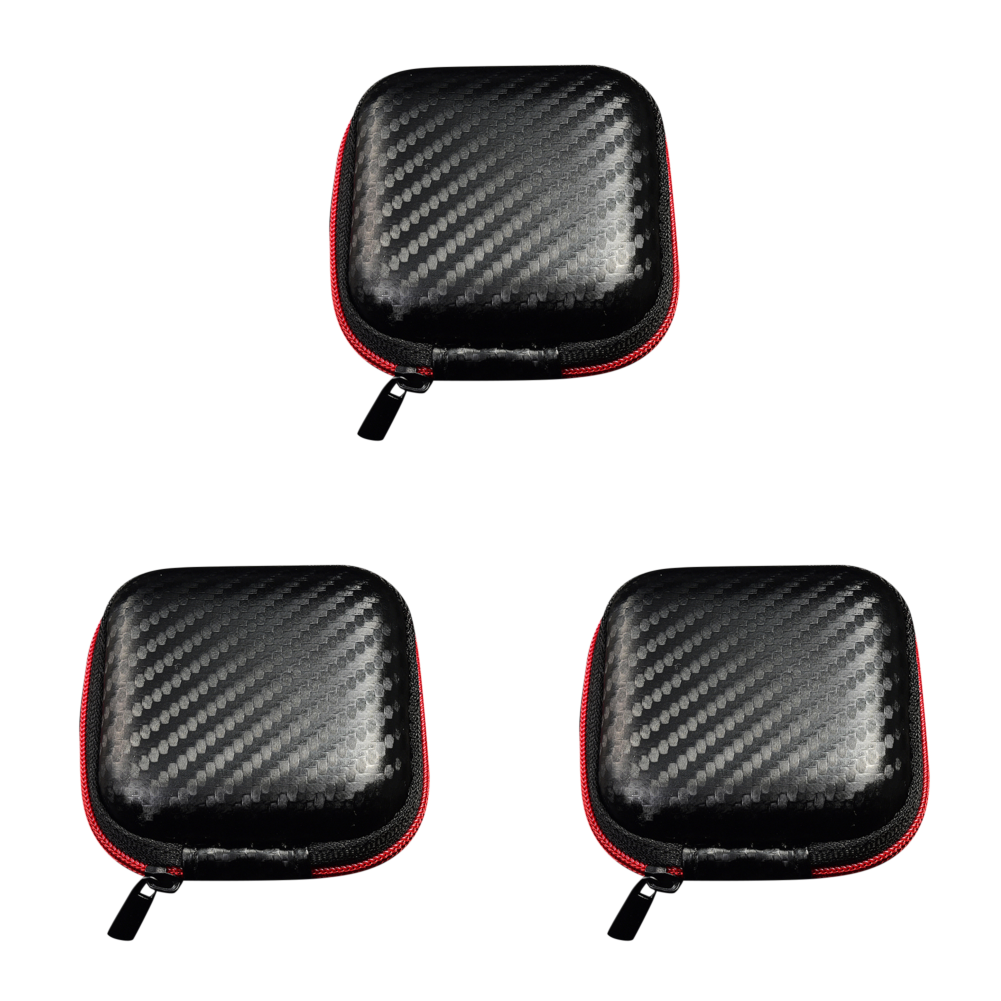 10-1PCS Hard EVA Oortelefoon Oplaadkabel Opbergtas Anti-Druk Anti-val Headset Datakabel houder Tas voor KZ QKZ Headset: Olive