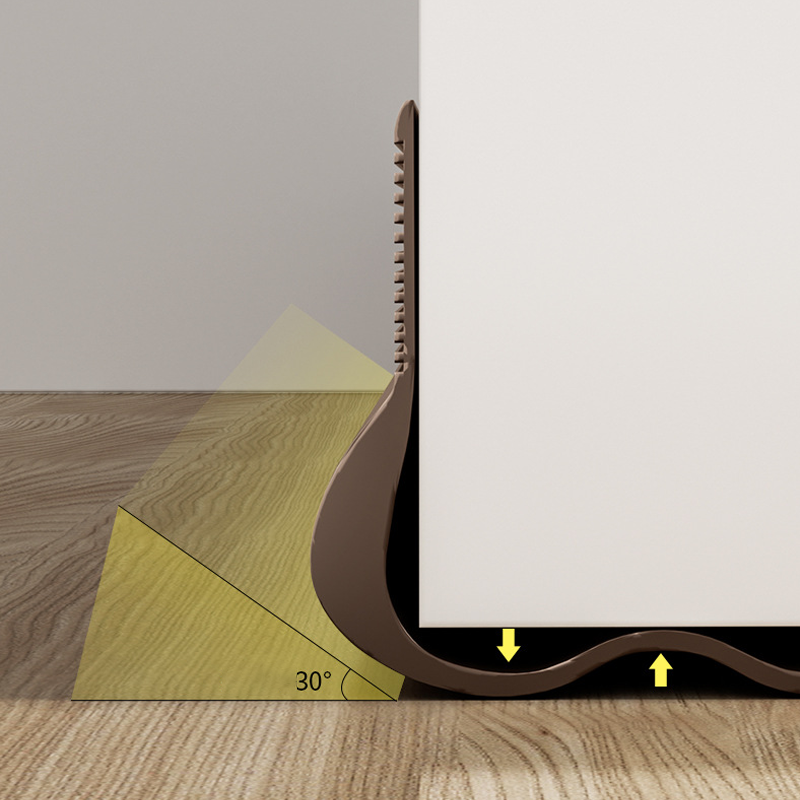 PVC Flexible Door Bottom Sealing Strip Under Door Draft Stopper Sealing Strip OundProof Gasket Weatherstrip Draft Guard Tools