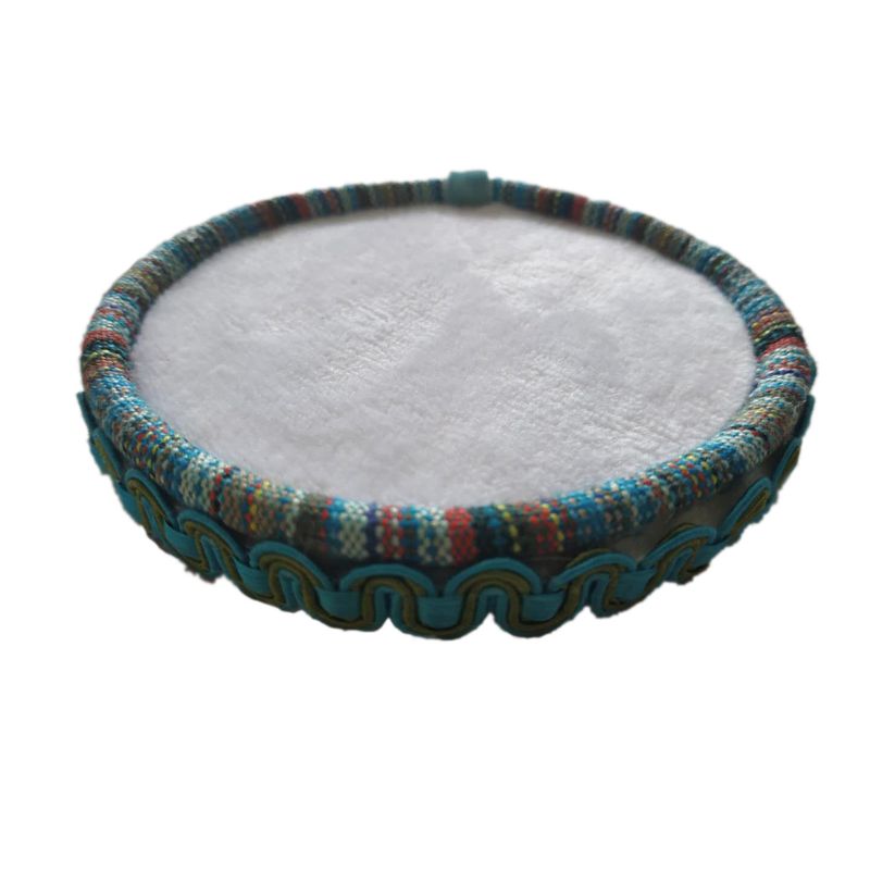 The The Bead Wrangler Wooden Fabric Beading Mat Board Tray Beads Organizer for Jewelry DIY Sewing Embroidery Needlecraft Tool: BL