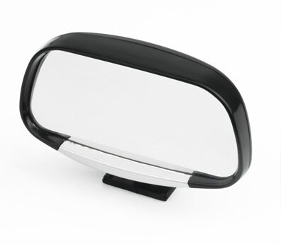 1pcs Car Blind Spot Mirror Car Rearview Auxiliary Mirror HD Large View Convex Glass Wide Angle Rear View Mirror: A-black