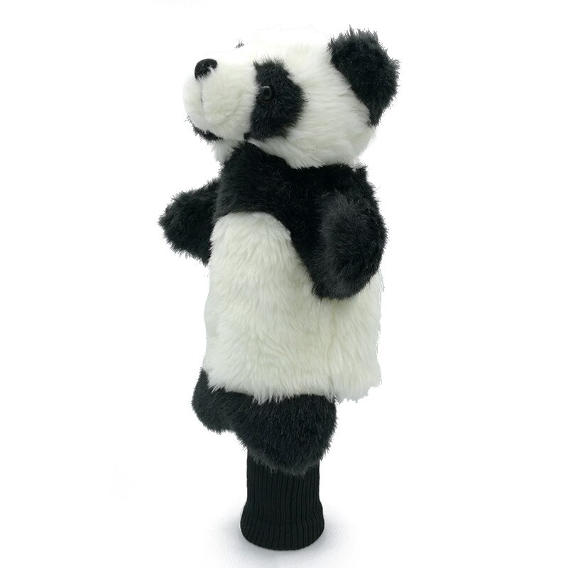 Kina panda bearcat golf hoveddæksel fairway woods hybrid dyr golfklubber headcover & langærmet maskot nyhed sød