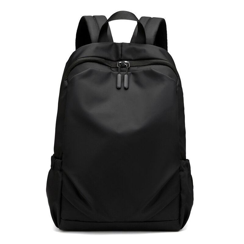 Waterdichte Mannen Zwarte Rugzak voor Reizen 15.6 Inch Laptop Rugzakken met Usb Opladen School Terug Pack Mannen Nylon Schooltas Tassen: black style 2