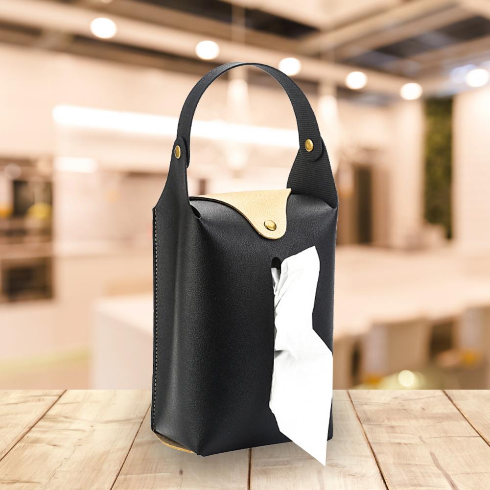 Auto Weefsels Houder Slijtvast Kleurvast Tissue Box Houder Voor Truck Decoratie Toiletpapier Pouch