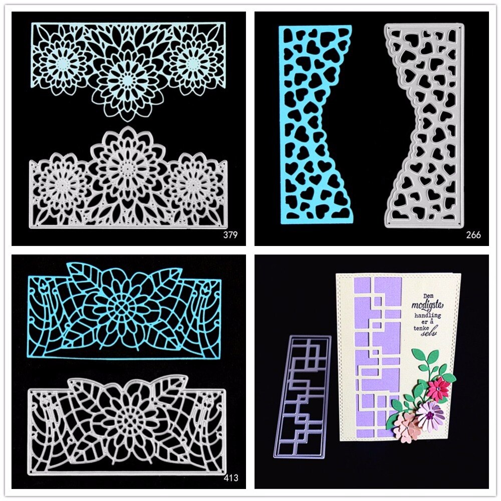 Edge card Cutting Dies For DIY Scrapbooking Birthday Photo Album Decorative Embossing DIY Paper Cards.