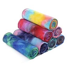 183*63 Cm Universele Yoga Handdoek Antislip Fitness Mat Gedrukt Microfiber Antislip Tie-Dye sport Sneldrogend