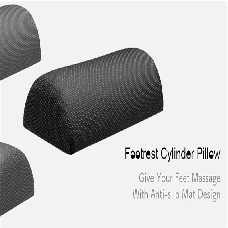Office Desk Half Cylinder Home Foot Rest Pillow Solid Memory Foam Knee Cushion Comfort Non-Slip Relax Pain Relief Cushion Pad