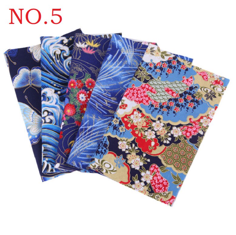 100% Katoenen Stof Katoen Patchwork Doek Bloem Patroon Stof Japanse Stijl Naaien Leveringen Diy Handgemaakte Kledingstuk Accessoires: 8