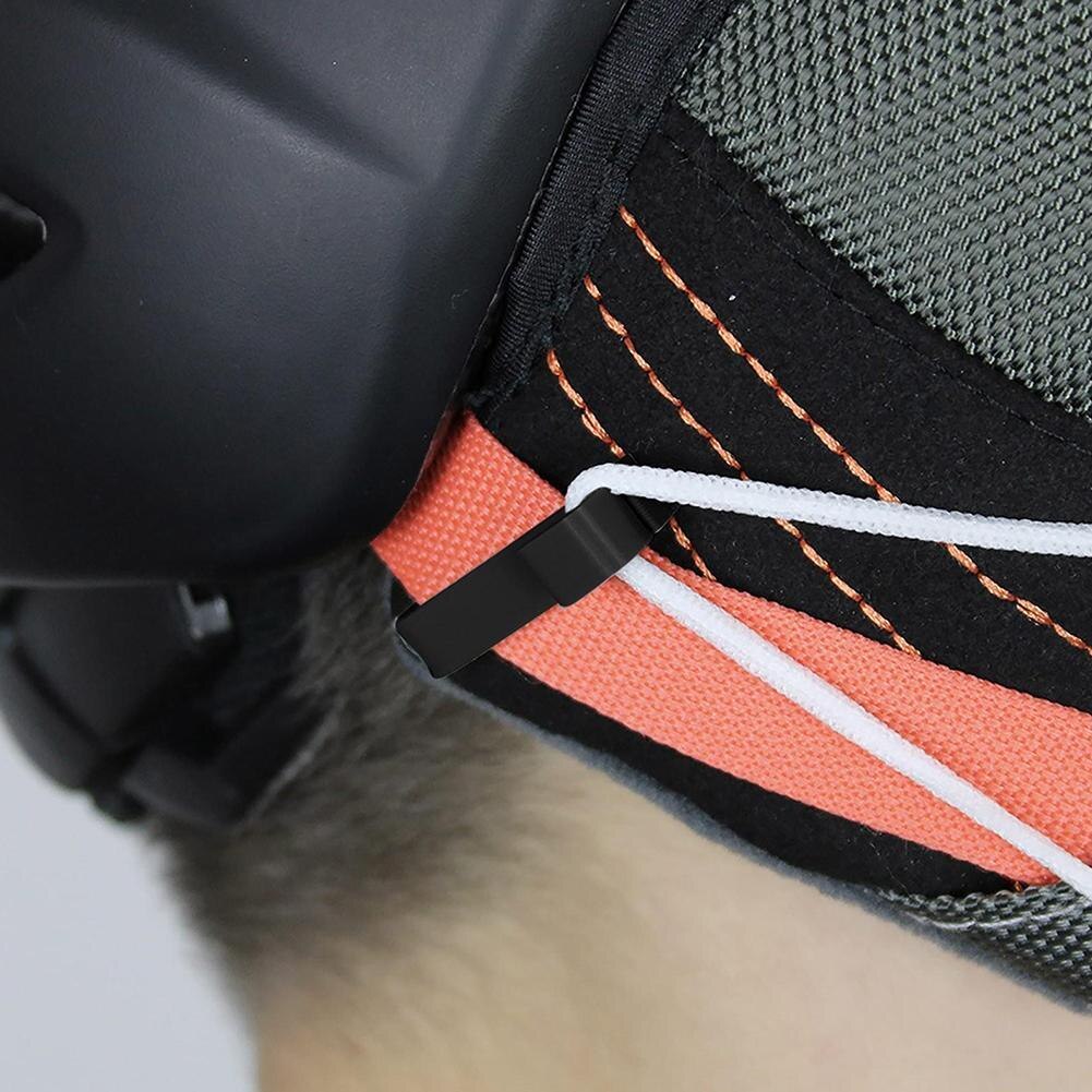 Ski Helmet Mask Holder Plastic Multipurpose Helmet Mask Clip Easy Mounting For Outdoor Cycling Skiing Climbing Sports