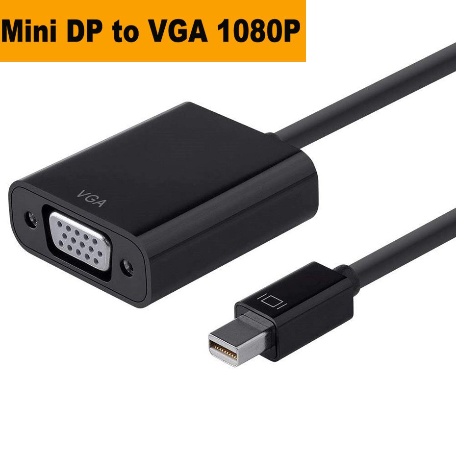Thunderbolt 2 Mini DP a 4K HDMI VGA Cable adaptador 1080P MDP a Displayport HDMI VGA DVI adaptador convertidor para apple macbook pro: Rojo