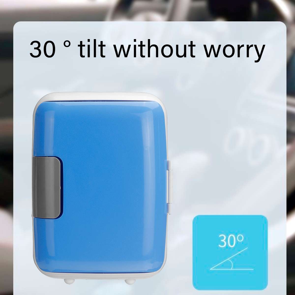 2 in 1 4L Portable Mini Car Refrigerators Dual-Use Portable Warmer Freezer Cooler Camping Fridge Vehicle Travel Fridge