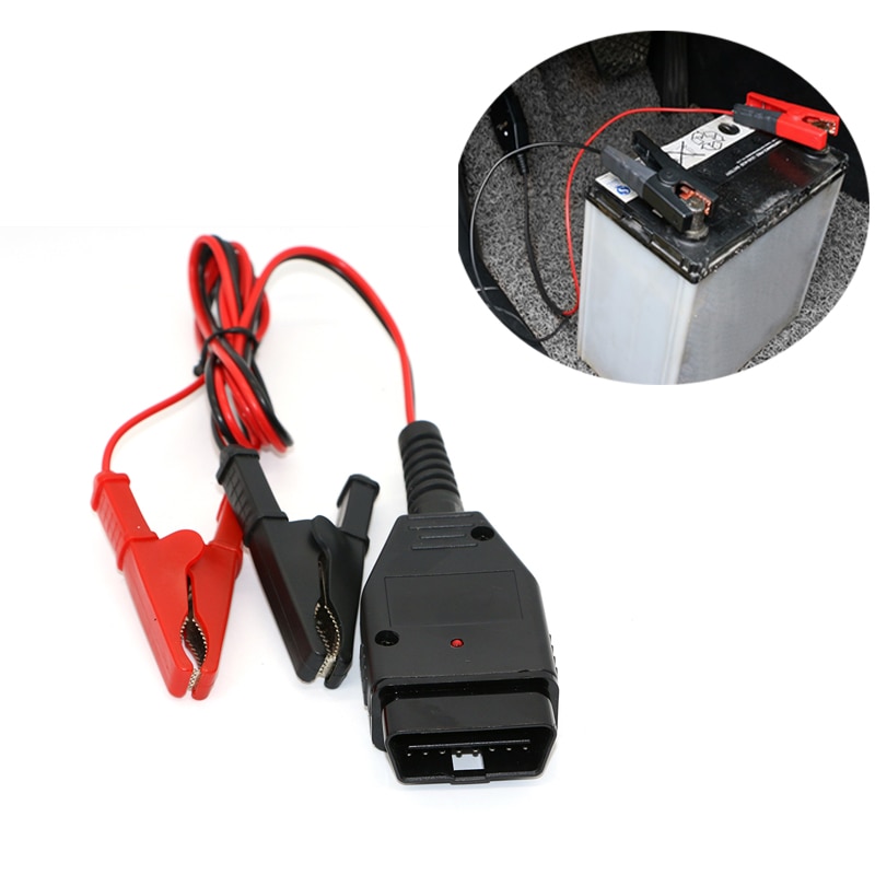 Universele OBD2 Automotive Batterij Vervanging Tool OBD2 Kabel Auto Computer Ecu Memory Saver Auto Emergency Voeding Kabel