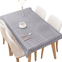 Tafelkleed Bruiloft Verjaardag Party Tafel Dekken Rechthoek Bureau Doek Veeg Covers Waterdicht Tafelkleed Plaid Patroon Olie-Proof: B