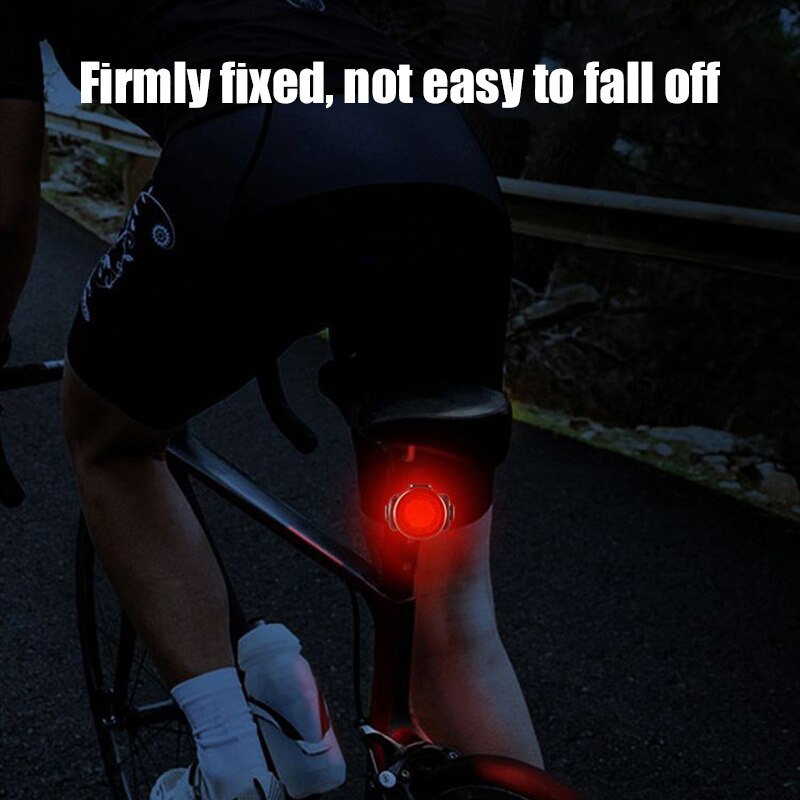 Luces traseras para bicicleta, miniluz LED para casco, luces para mochila, recargable vía Usb, IPX6, resistente al agua, luz de advertencia de seguridad,