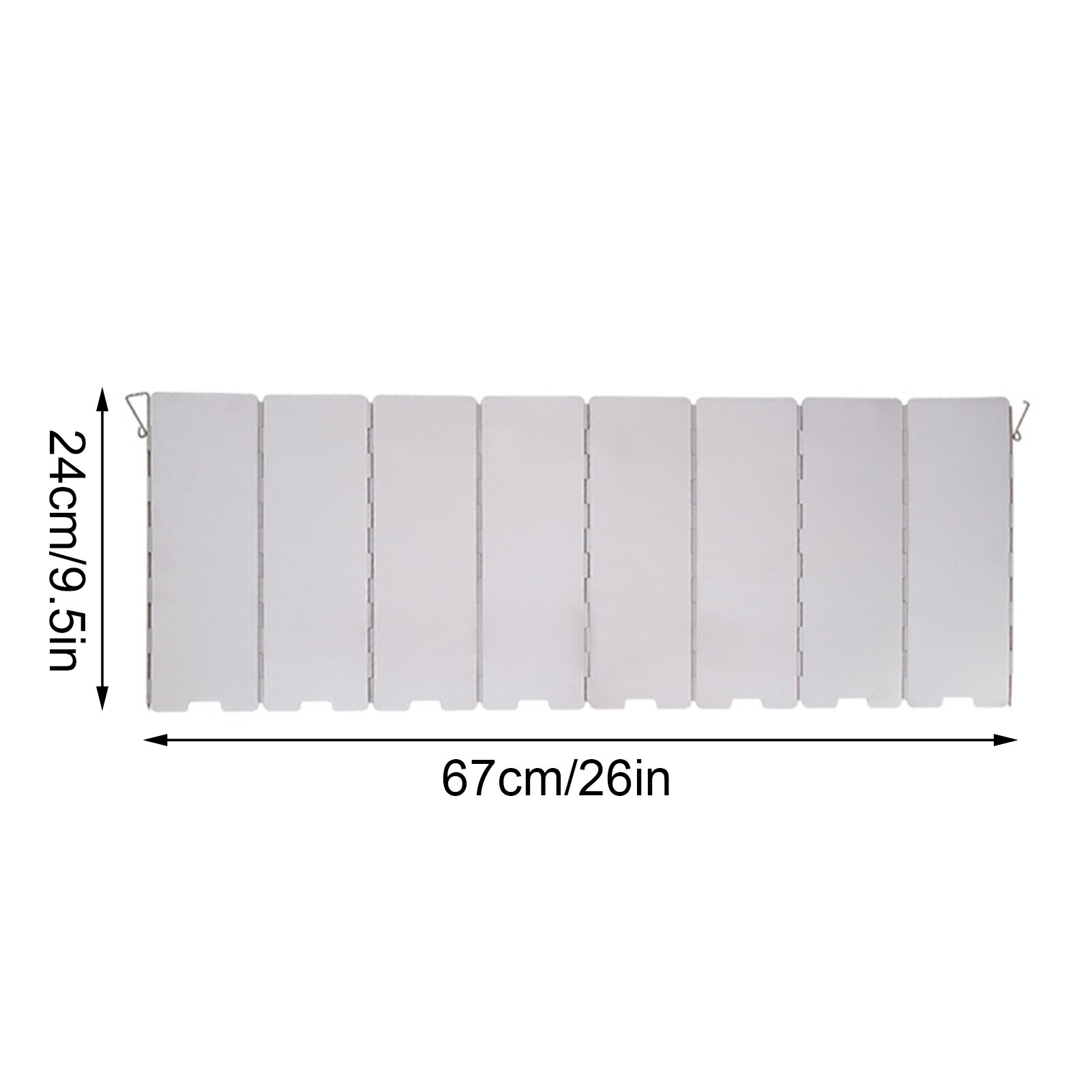 LaBlanc - Pare-Vent Pliable Aluminium,Plaques Pare-Brise de
