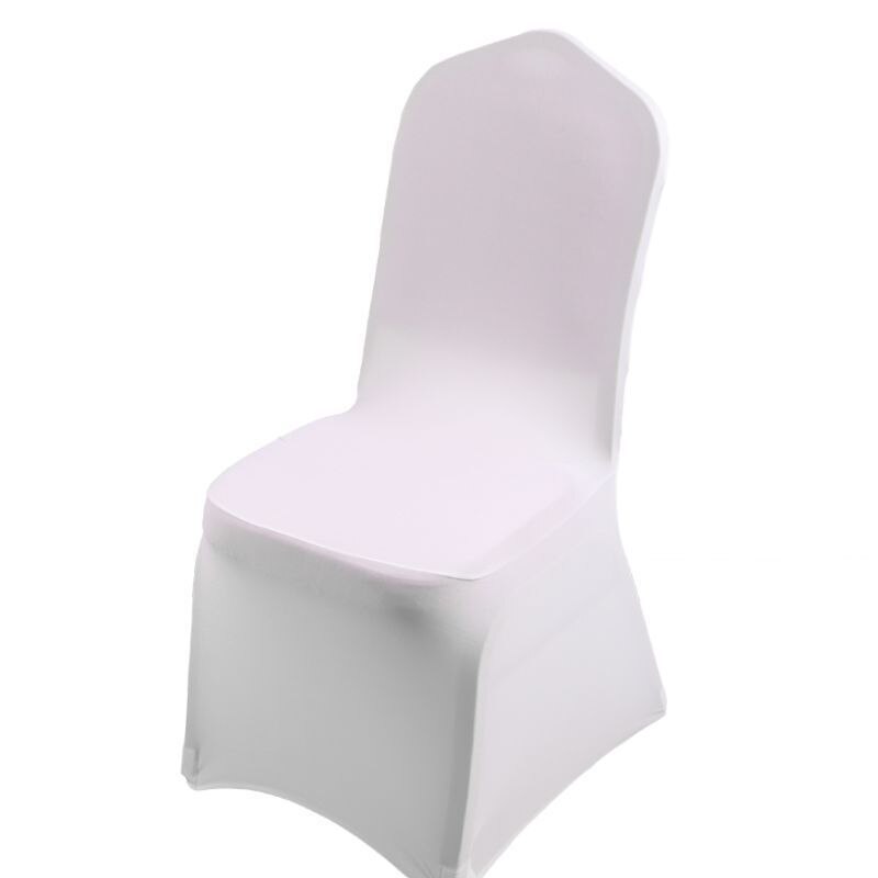 Housse de chaise élastique de couleur unie, pour Banquet, mariage, hôtel, maison, décor de maison: 08