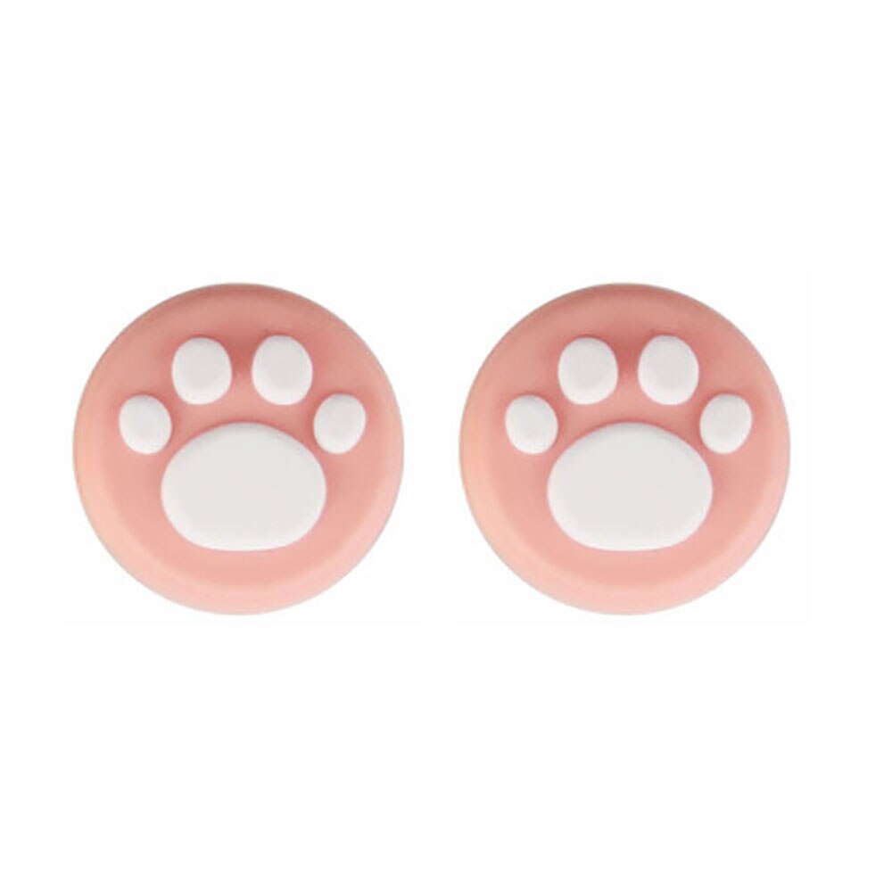 JCD 2pcs Cat Paw Claw Silicone Thumb Grips Cover for Nintend Switch NS Joy Con Analog Stick Caps Skin for JoyCon Joystick Grip: 50