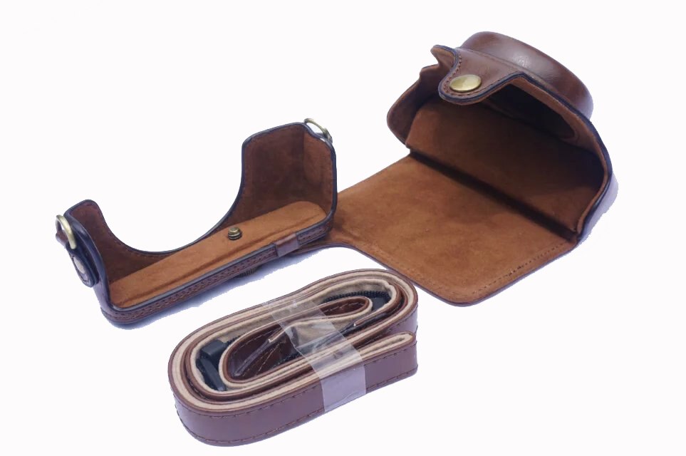 Neue PU Leder Kamera tasche Für Sony RX100 II III IV V RX100 VI kamera Tasche Abdeckung mit gurt