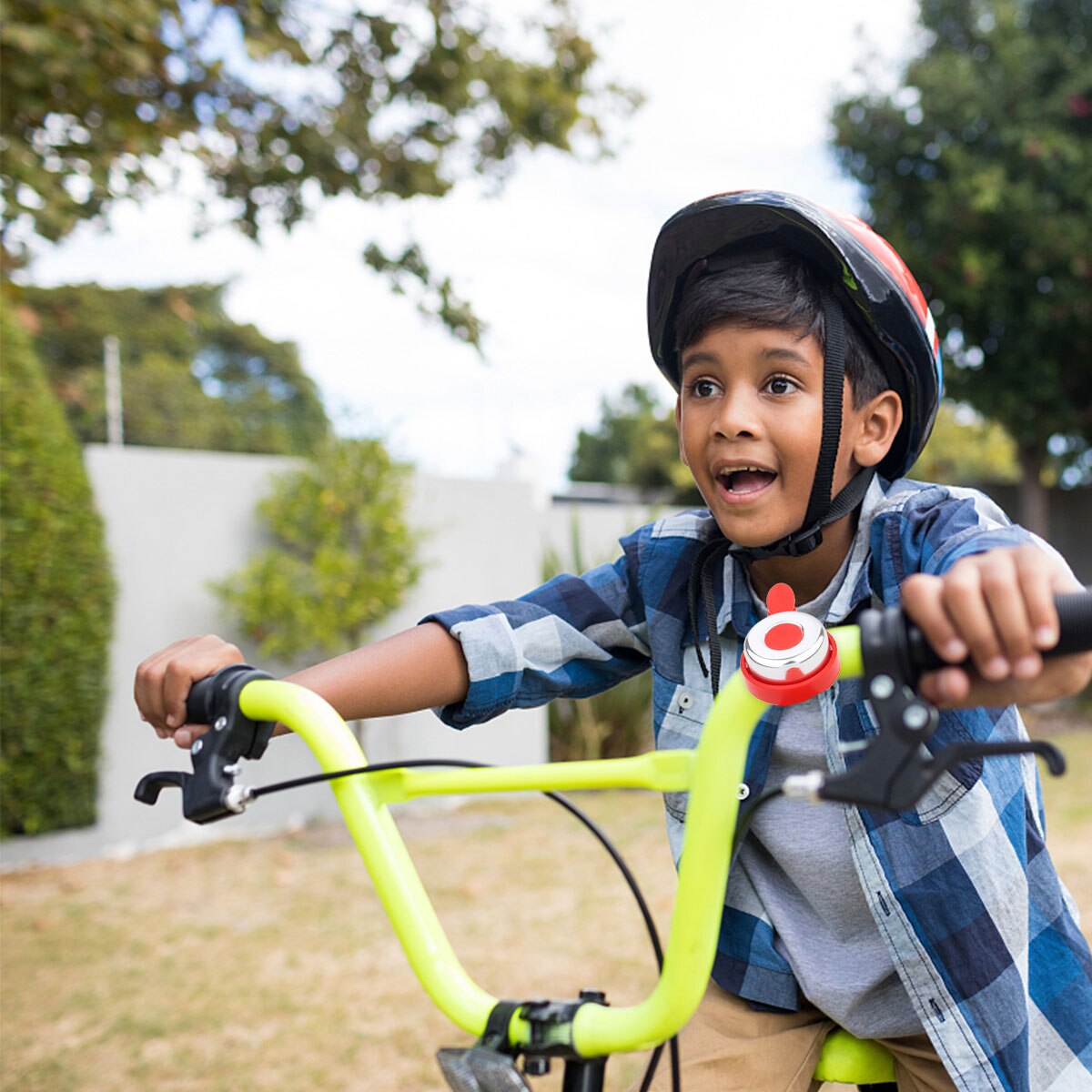1 Pza Scooter de bebé campana bicicleta para niños encantadores Correa con campanilla bicicleta campana accesorio divertido bicicleta para niños bicicleta campana