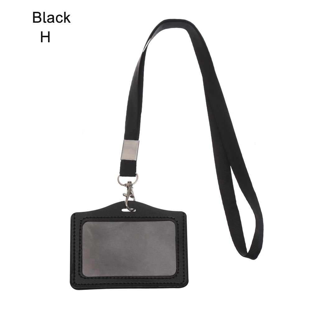 Gorąca sprzedaż bez zamka tanie etui na karty kredytowe Bus etui na dowód osobisty identyfikator z zwijacz Tag materiały biurowe: H	black