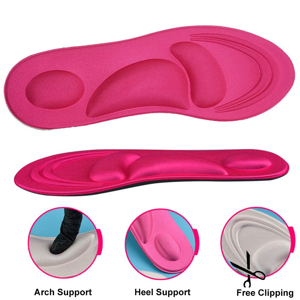 Flate føtter buestøtte ortopediske innleggssåler for sko pad kvinner innleggssåler for joggesko menn sko innersåle såle polstring innlegg pute