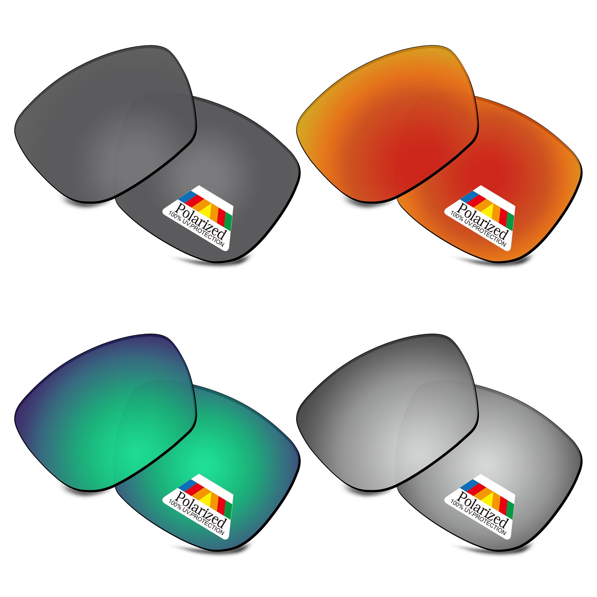 Bwake Polarisierte Ersatz Linsen für-Oakley Halten Auf OO9298 Sonnenbrille Rahmen-Mehrere Optionen: 4Packs